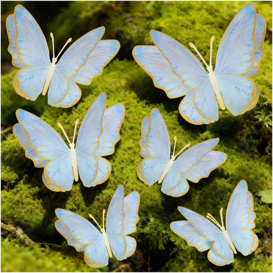 Paper Butterflies (Blue)