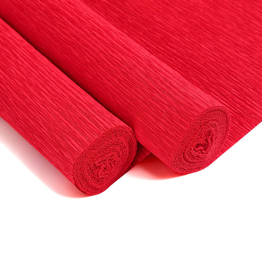 Heavy Crepe Paper for Flower Making, DIY Crafts | Italian-Quality Crepe Paper with 300% Stretch | Papel Crepe de Colores Paquete