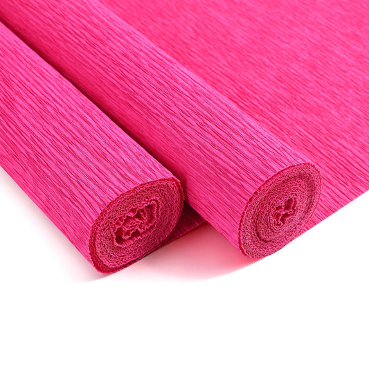 Heavy Crepe Paper for Flower Making, DIY Crafts | Italian-Quality Crepe Paper with 300% Stretch | Papel Crepe de Colores Paquete